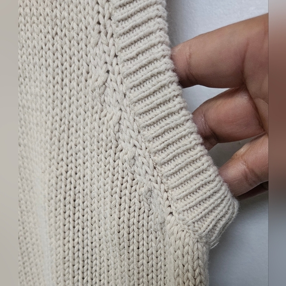 Eddie Bauer sz XL Unisex Argyle Pattern 100% Cotton V Neck Sleeveless Sweater - Picture 5 of 6